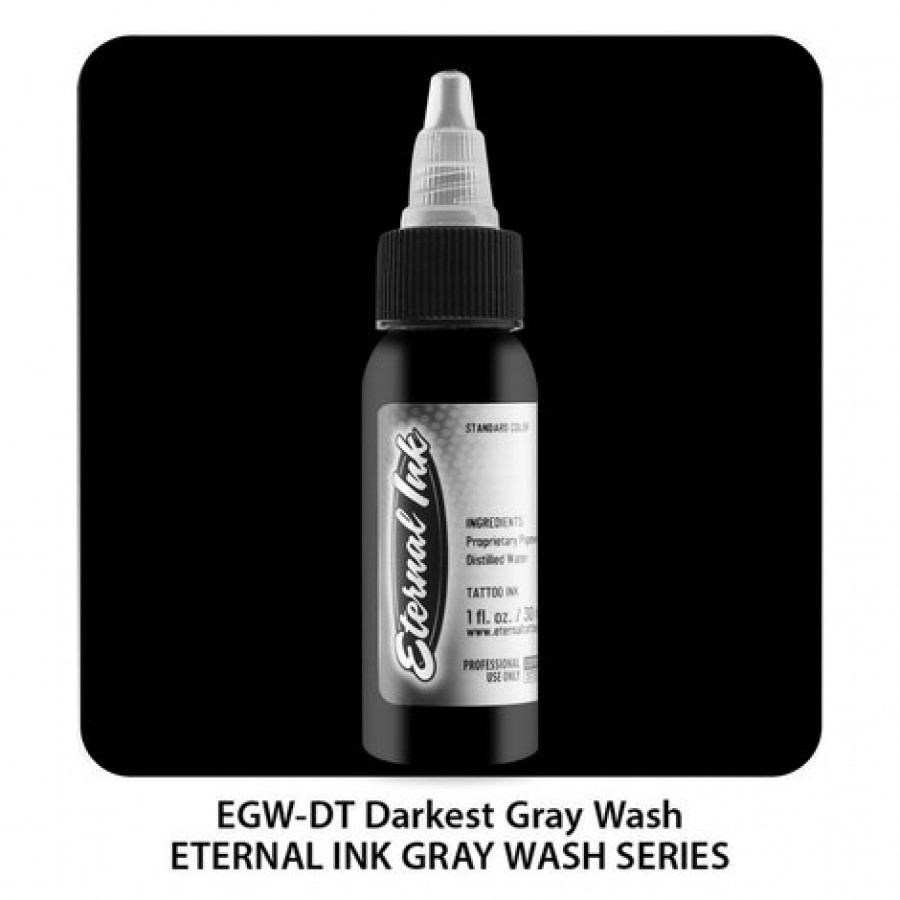 Тату краска Eternal Darkest Gray Wash