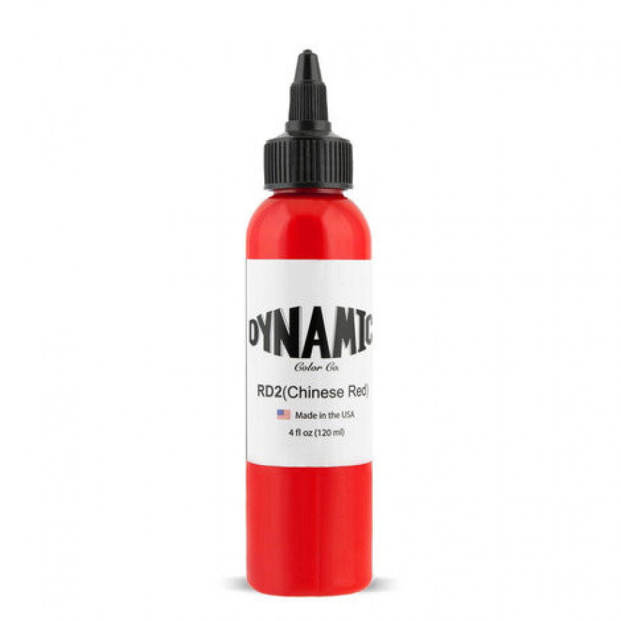 Тату краска Dynamic Colors Chinese Red - 120 мл