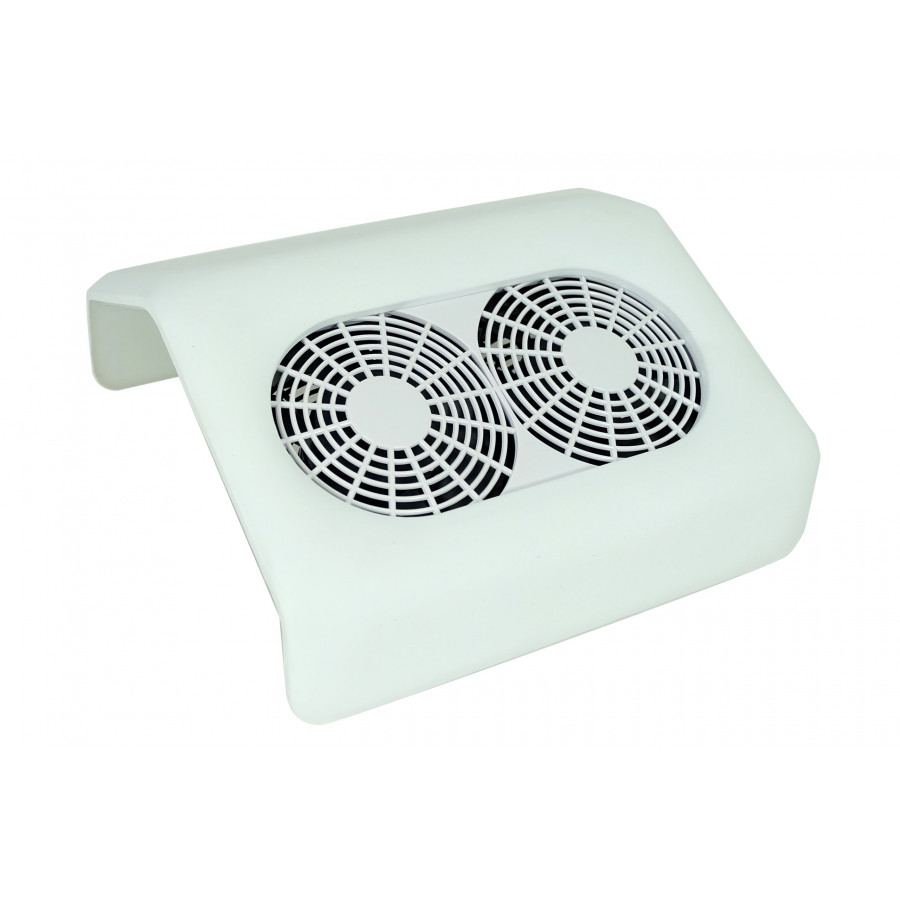 Nail Dust Collector Double Strong Fans белый