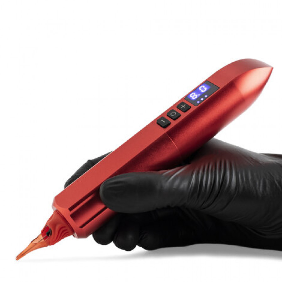 Тату машинка Rhein Wireless Tattoo Machine Red